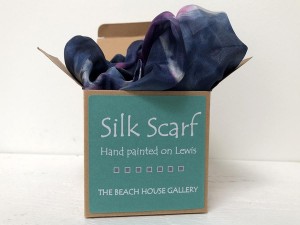 The Beach House Gallery - silk scarf 2
