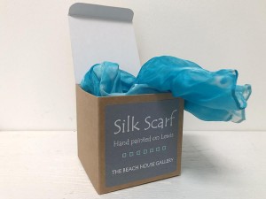 The Beach House Gallery - silk scarf